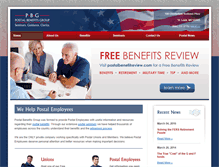 Tablet Screenshot of postalbenefitsgroup.net